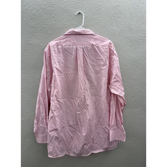 Architect Mens Shirt Size XL Pink Regular Fit Long Sleeve Button Up Collared - Picture 8 of 11